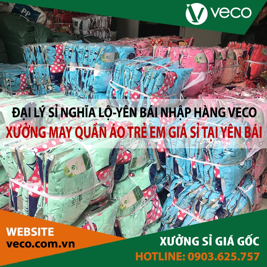 VECO-Xưởng may quần áo trẻ em giá sỉ tại Yên Bái
